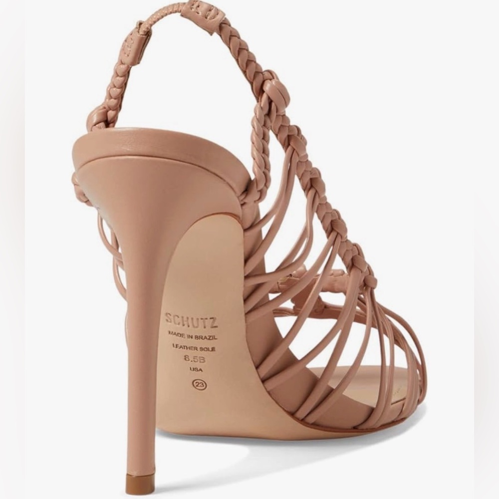 SCHUTZ Jinny Strappy Heels Size 7 - Picture 4 of 8